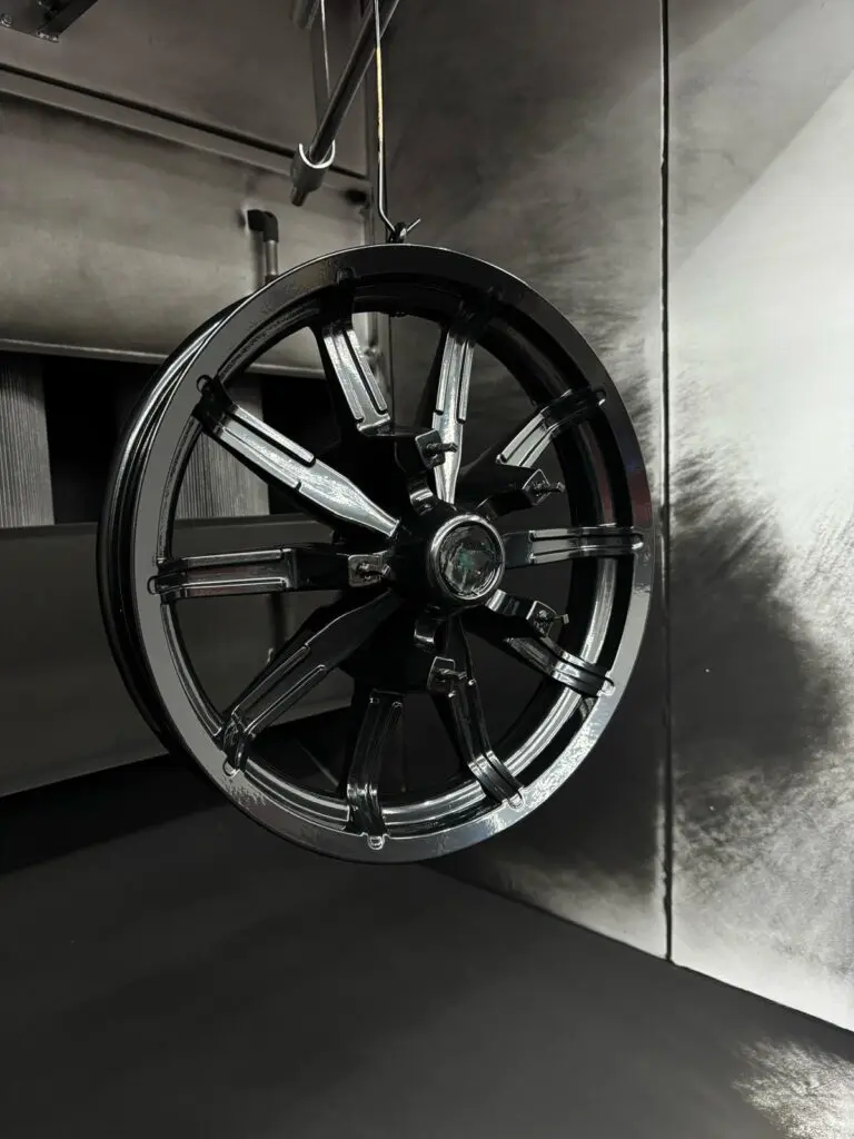 Pulverbeschichtung Schwarz Chemische Entlackung Klarlack